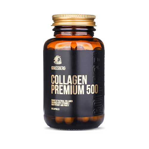 Grassberg Collagen Premium 500 (60 Caps)